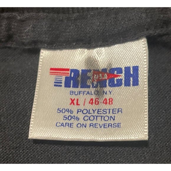 Vintage 90s XL Trench Chicago Bulls NBA Michael Jordan Single Stitch T-Shirt - Picture 6 of 7